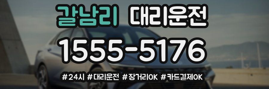 갈남리 대리운전