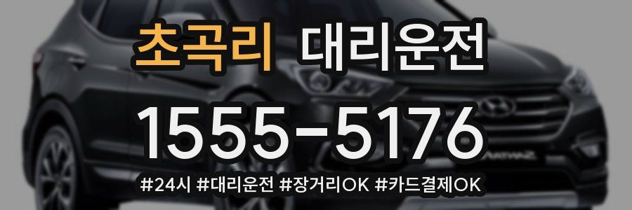 초곡리 대리운전