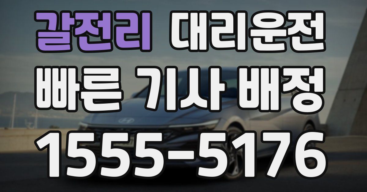 일일대리기사