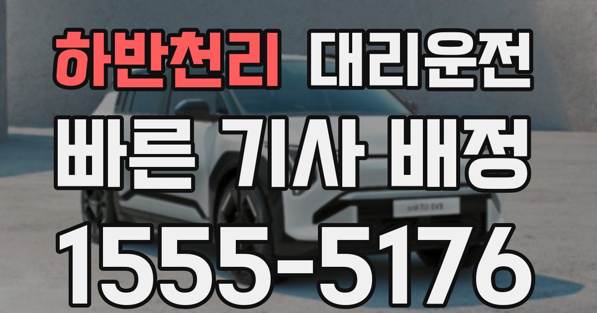 일일대리기사