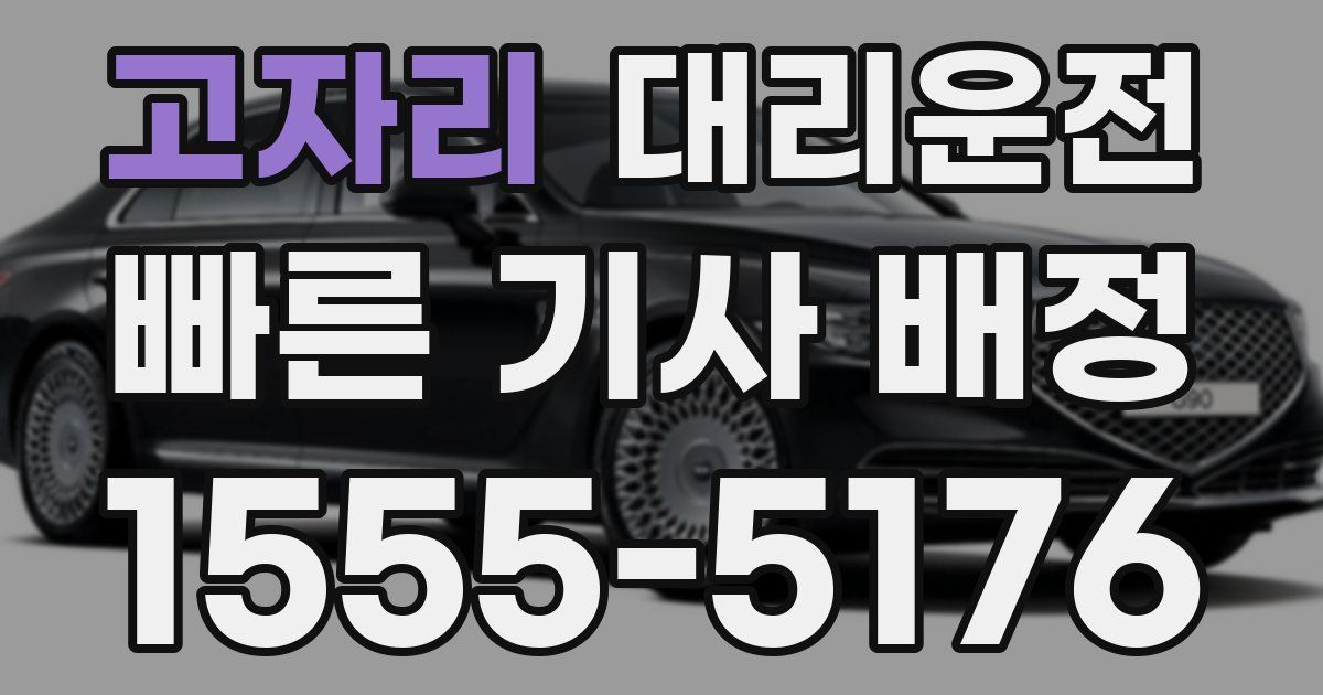일일대리기사