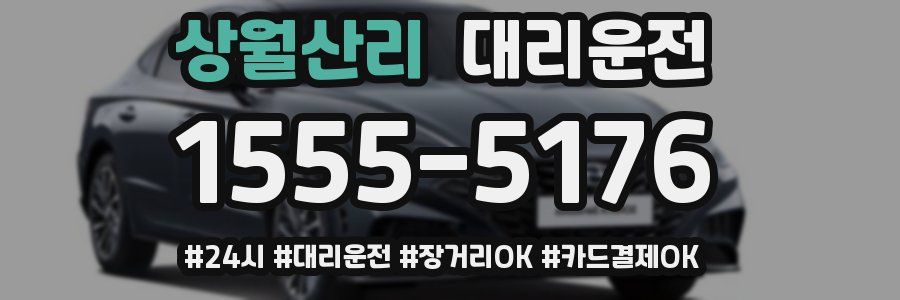 상월산리 대리운전