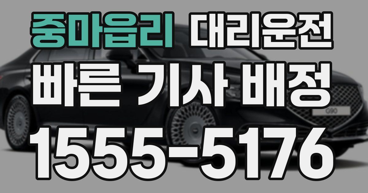 일일대리기사