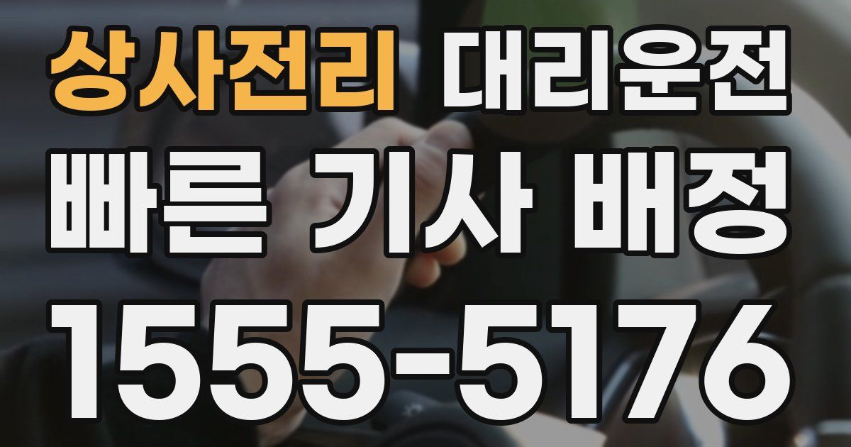 일일대리기사