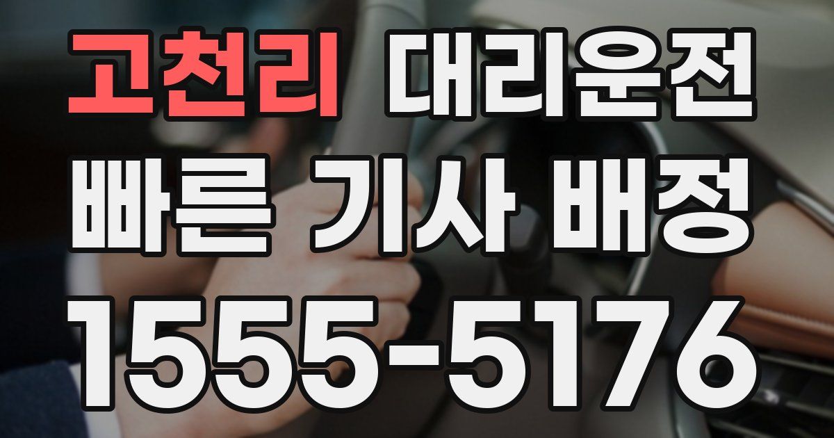 일일대리기사