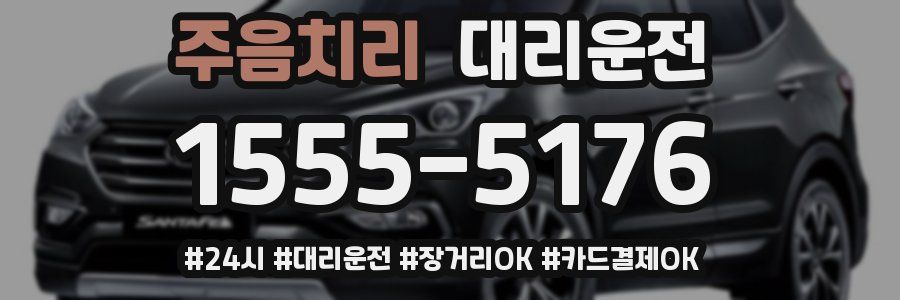 주음치리 대리운전