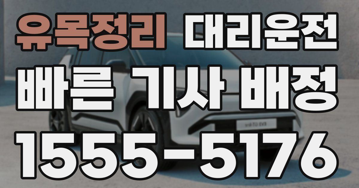 일일대리기사