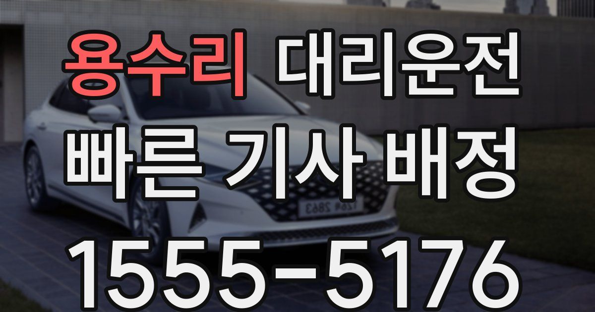 일일대리기사