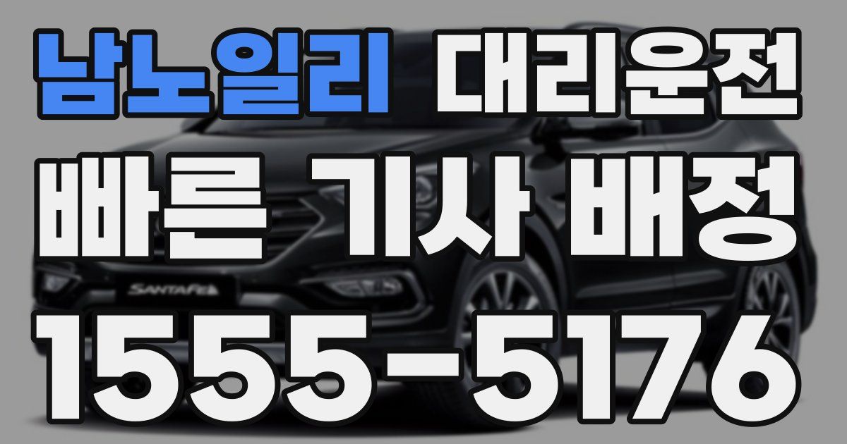 일일대리기사