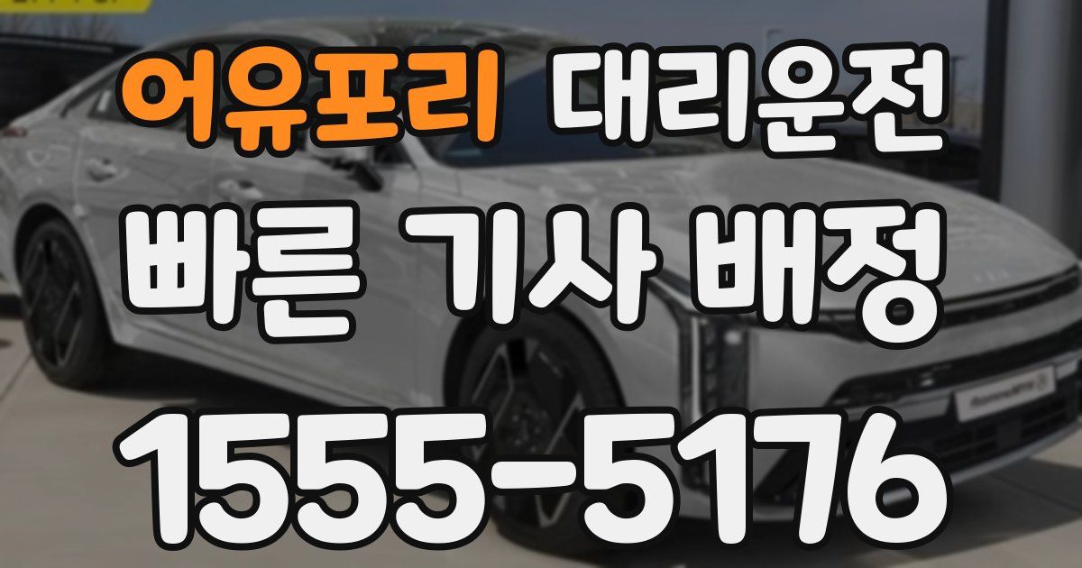 일일대리기사