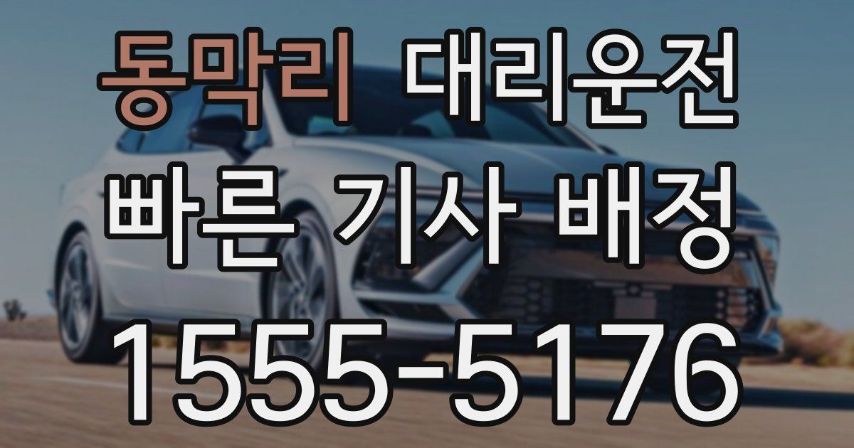 일일대리기사