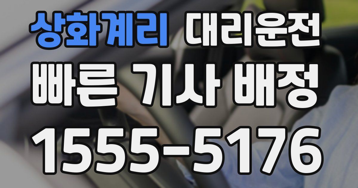 일일대리기사