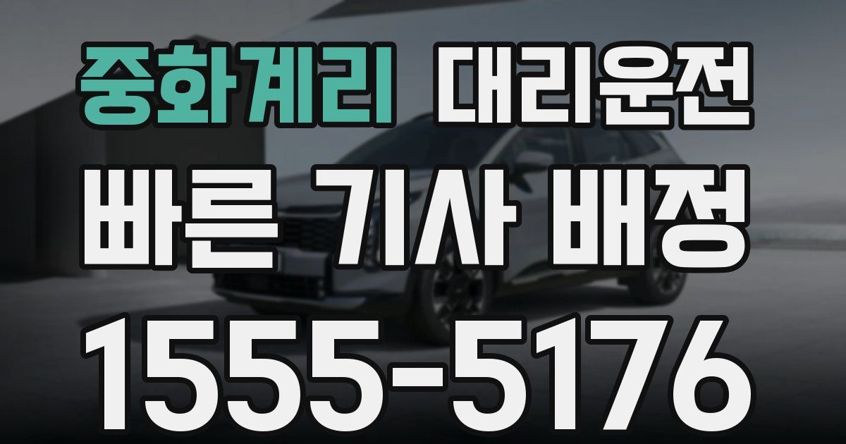 일일대리기사