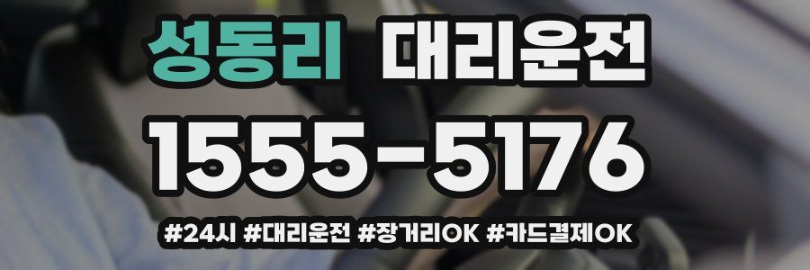 성동리 대리운전