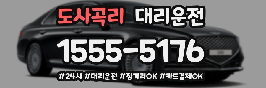 도사곡리 대리운전