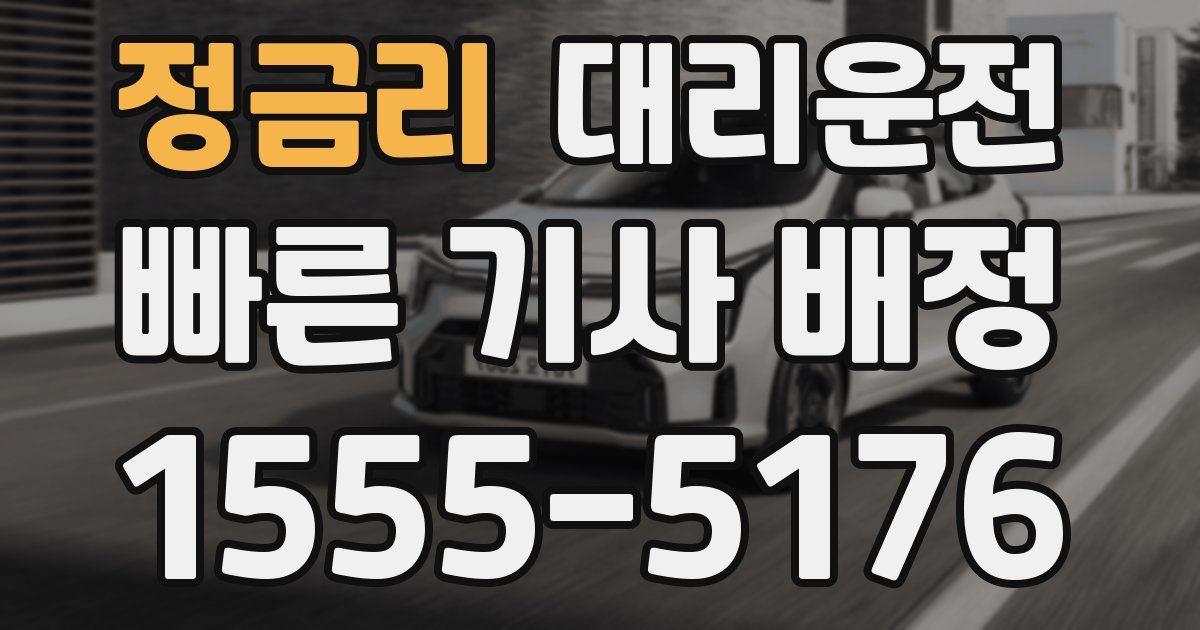 일일대리기사