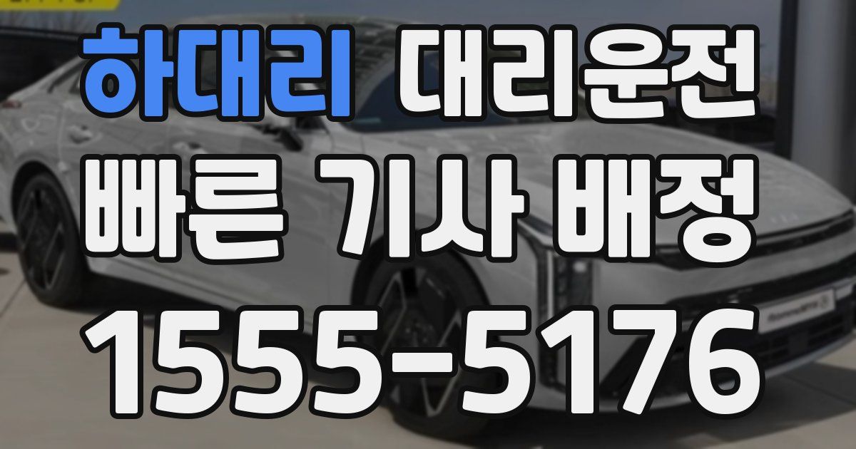 일일대리기사