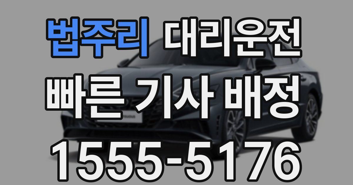 일일대리기사