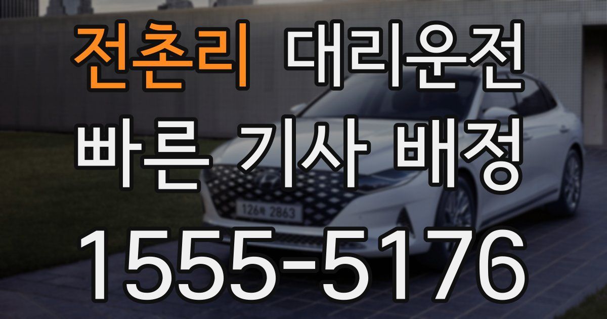 일일대리기사