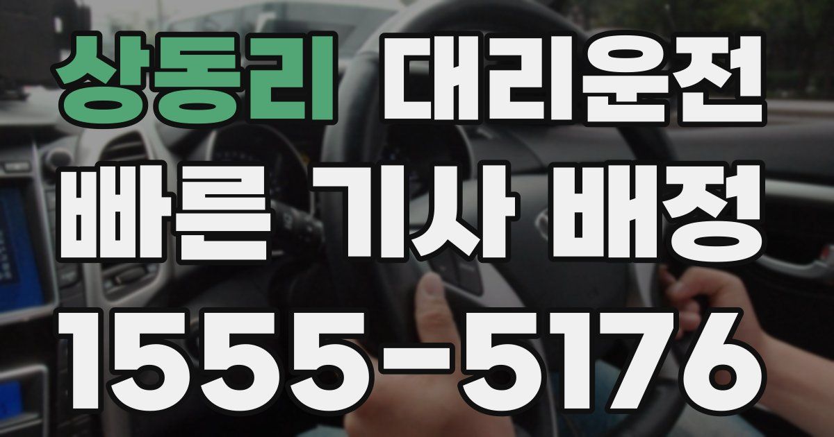 일일대리기사