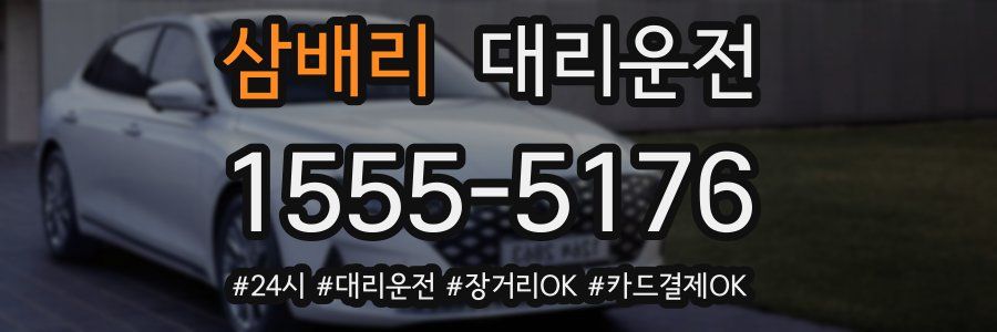 삼배리 대리운전