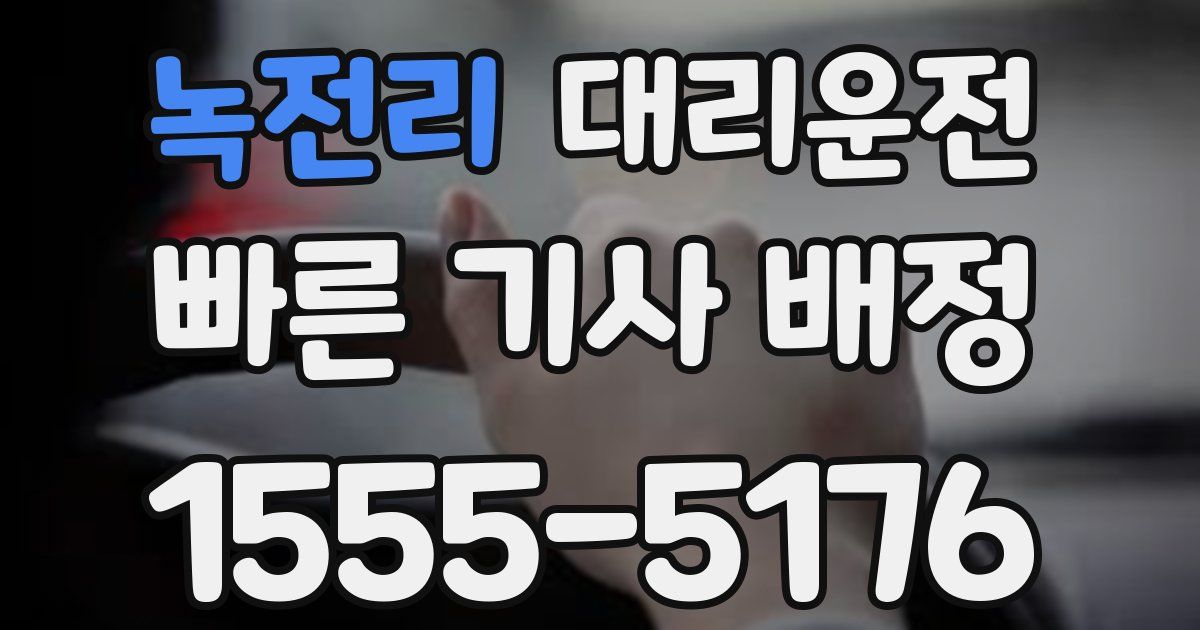 일일대리기사