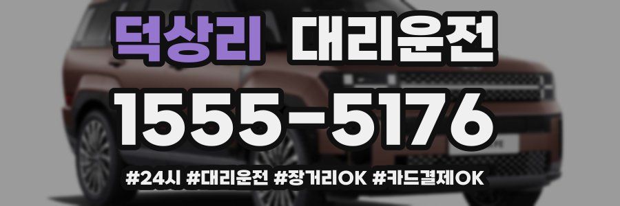 덕상리 대리운전