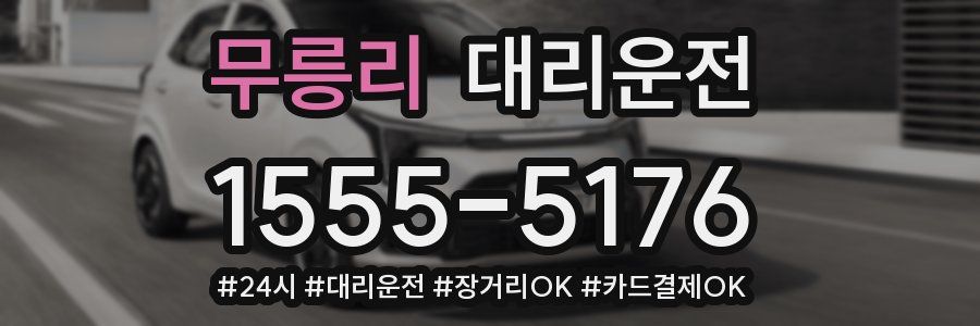 무릉리 대리운전