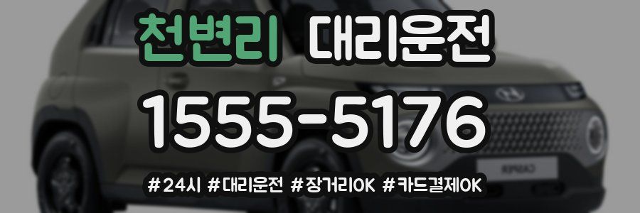 천변리 대리운전