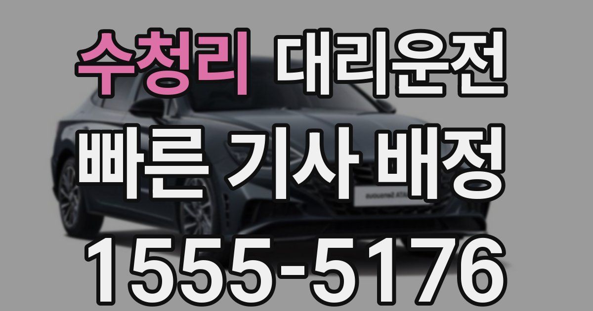 일일대리기사