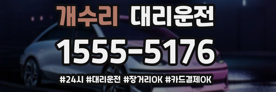 개수리 대리운전