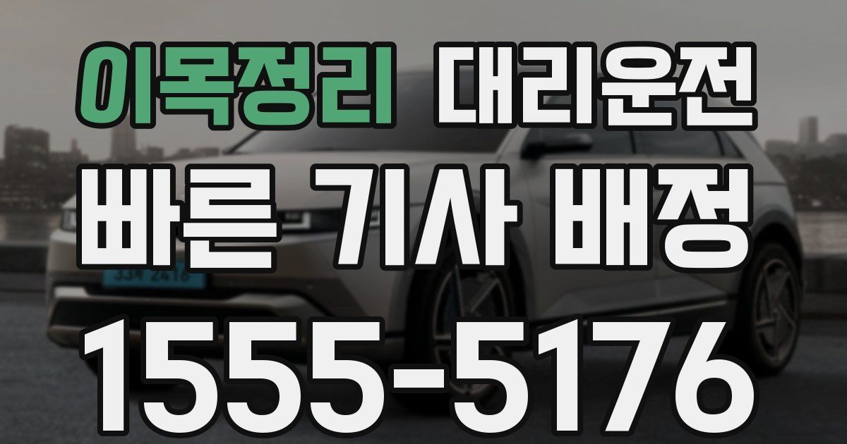 일일대리기사