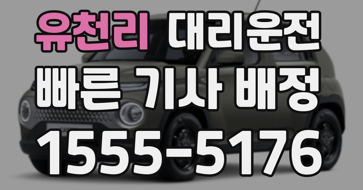 일일대리기사