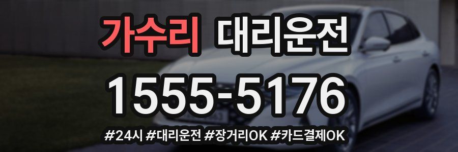 가수리 대리운전