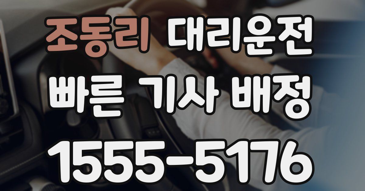 일일대리기사