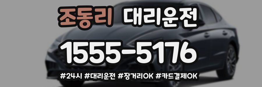 조동리 대리운전