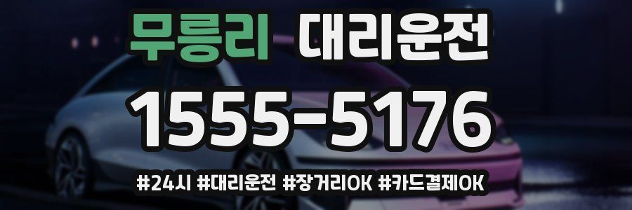 무릉리 대리운전