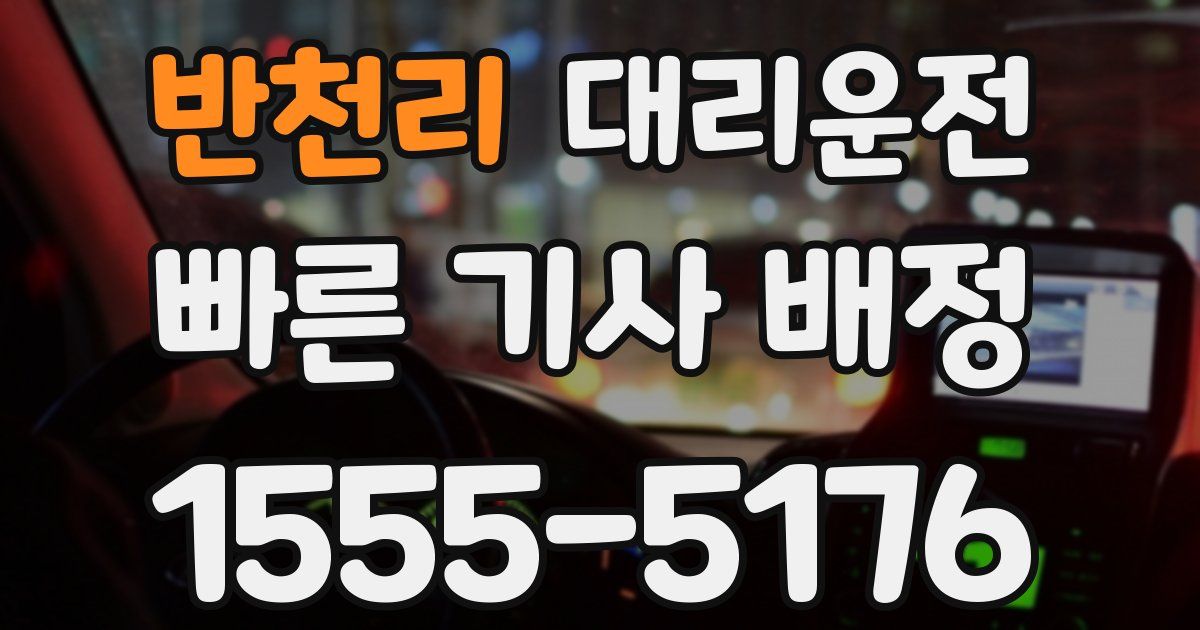 일일대리기사