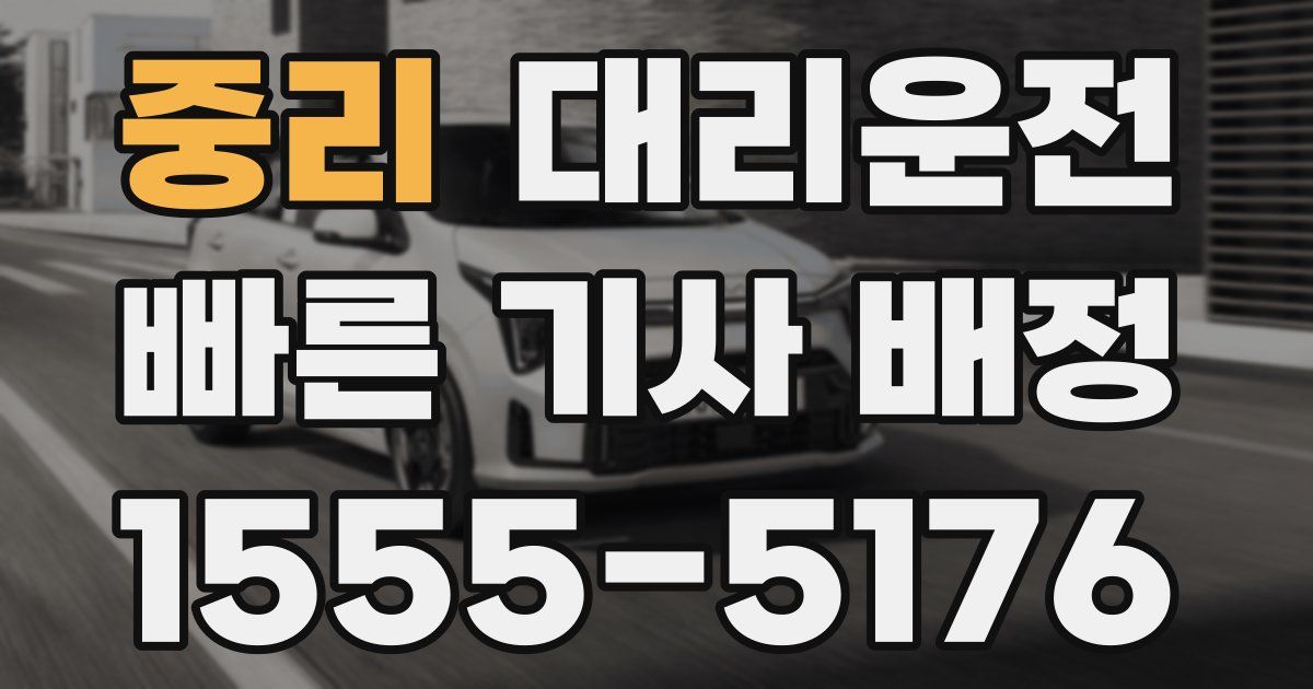 일일대리기사