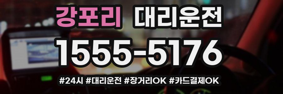 강포리 대리운전