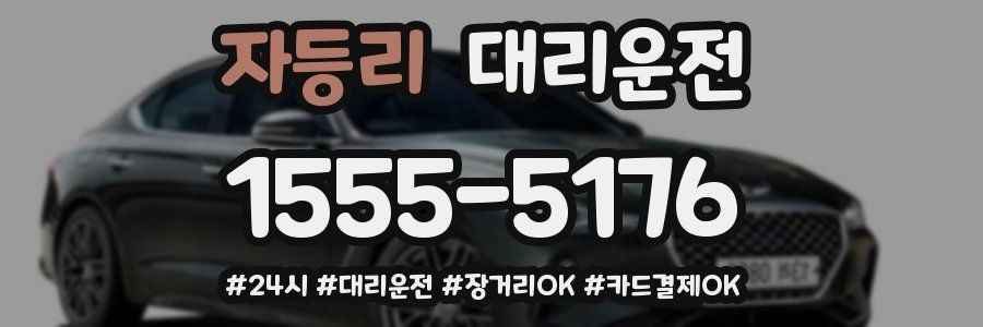 자등리 대리운전