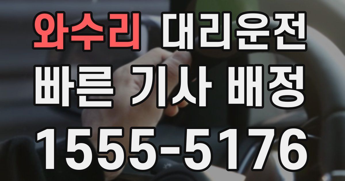 일일대리기사