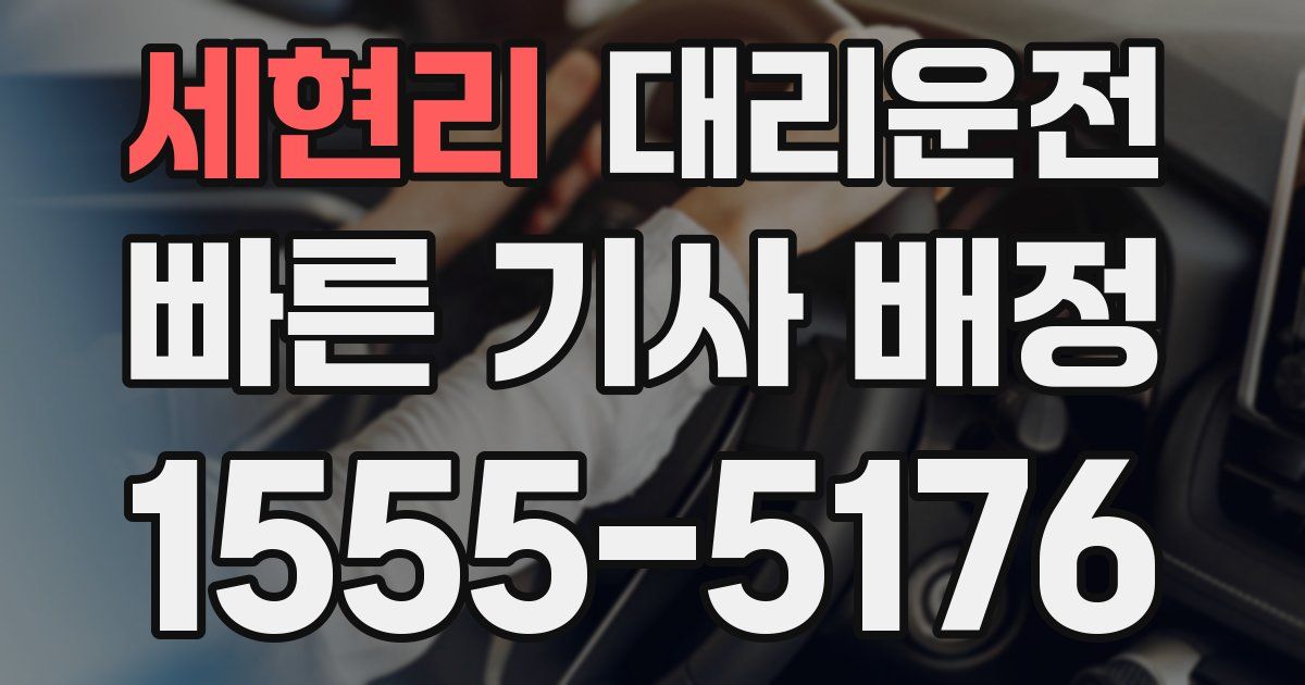 일일대리기사