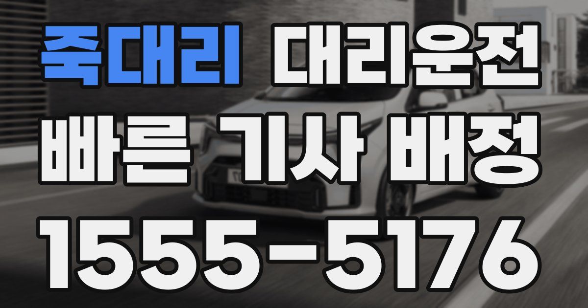 일일대리기사