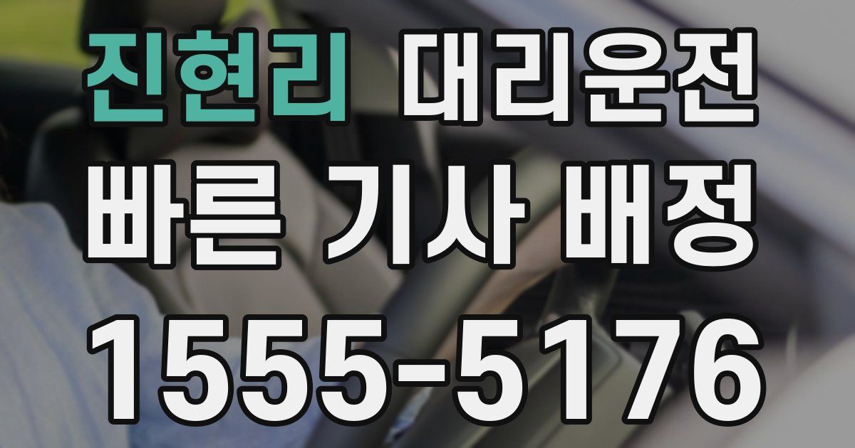 일일대리기사