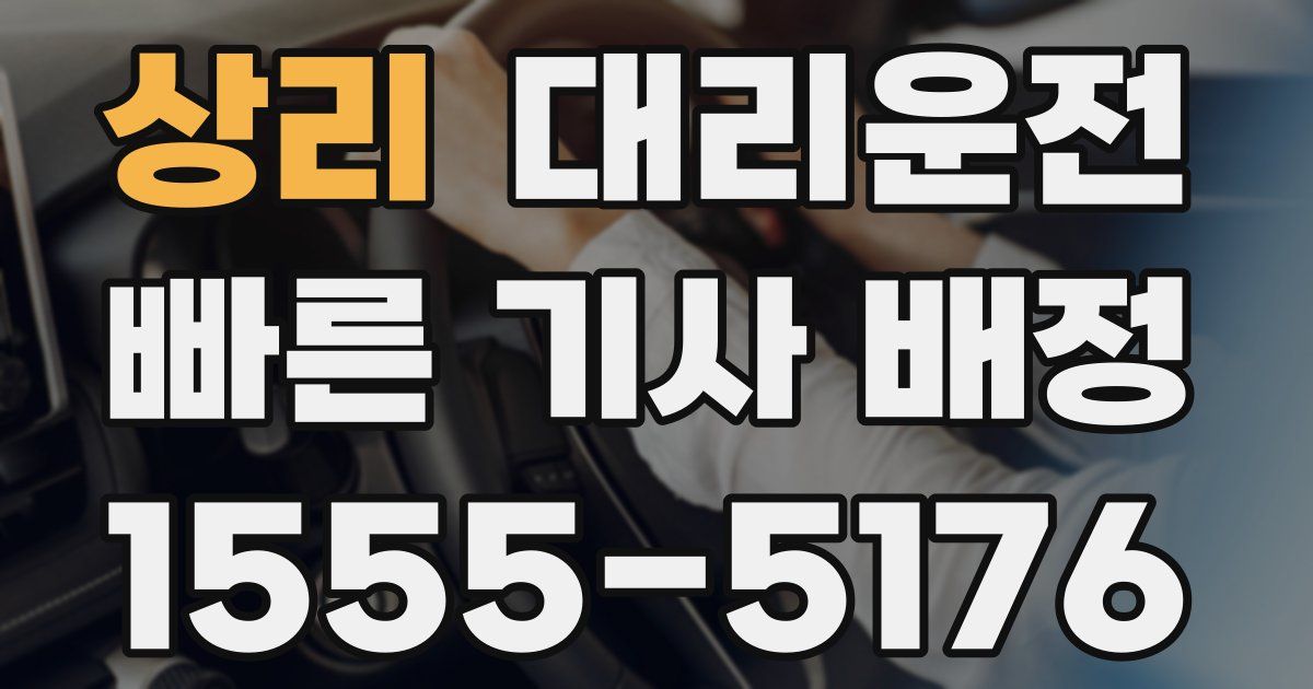 일일대리기사