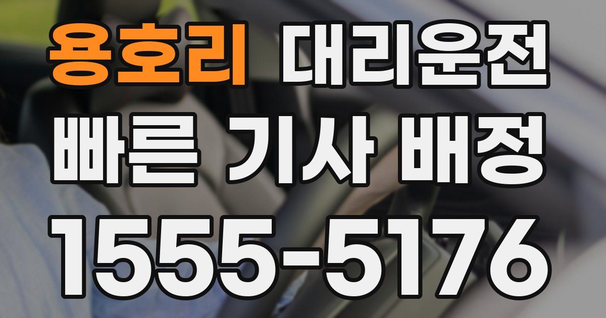 일일대리기사