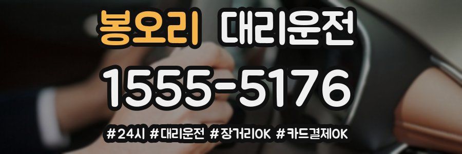 봉오리 대리운전