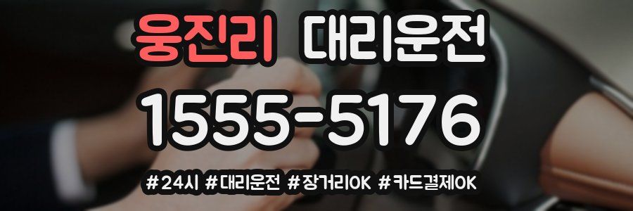 웅진리 대리운전