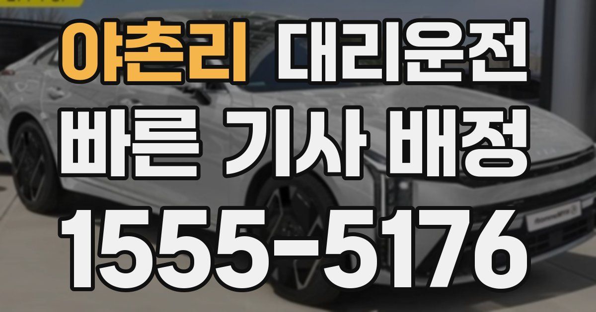 일일대리기사